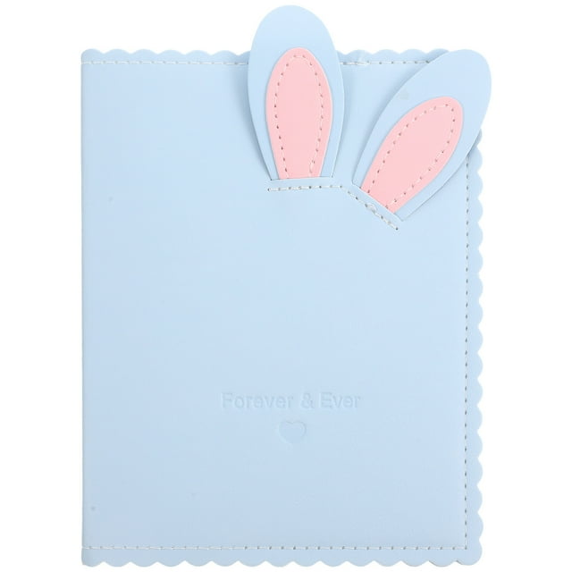 Álbum de fotos de conejo de dibujos animados adorable, soporte para fotos, libro de fotos DIY, álbum de colección de fotos hecho a mano