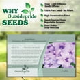 Outsidepride 100 Seeds Impatiens MMF7 Plant Lavender Shade Garden