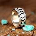 thumbnail image 5 of Cambio Bohemio Joyería Joyería Luna Elegante Anillo Unisex Anillos, 5 of 5