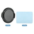 thumbnail image 3 of Uxcell Sides Pinch Front Lens Cover Dust Camera Lens Cap for Lens with 46mm Thread, 2 Pack, 3 of 6