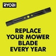 thumbnail image 2 of RYOBI AC04029 20" Lawn Mower Replacement Blade, Black, 2 of 8