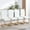 White Chairs, variant on Sumdeal Modern Dining Chairs Set of 4,Modern Dining Chairs with C-Shape Metal frame leg with High Density Sponge Leather,Dining Chairs for Dining Room,Kitchen,Living Room