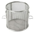 thumbnail image 5 of Colador de malla fina de acero inoxidable, cesta para saborizar sopas, colador separador de escoria para ollas calientes, coladores Bas Silver, Silver, 5 of 5