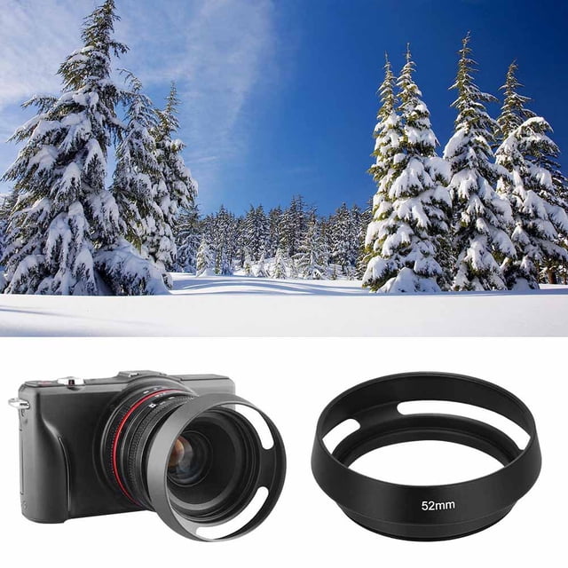 Universal Camera Lens Hood Adapt To A Variety Of Strong Light Environments Prevent Damage To The Lens Durable For Long Use