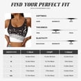 thumbnail image 5 of Sports Bras for Women High Support -Piano Keys With Musical Notes Soft Athletic Crop Workout Tank Top for Women, 5 of 8