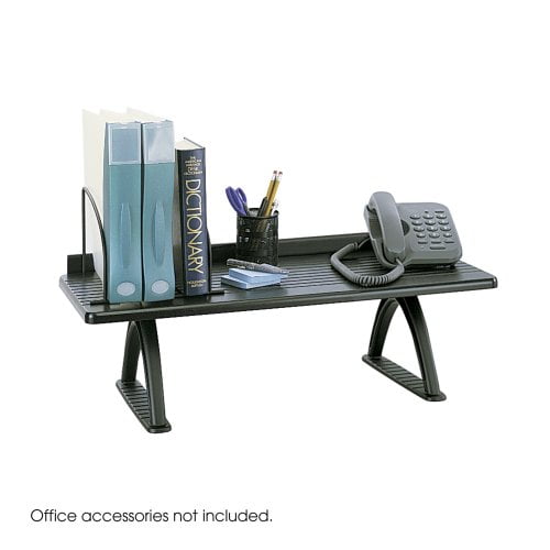 Safco Products 3602bl Wood Desk Riser 30 W Black Walmart Com