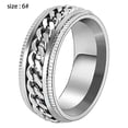 thumbnail image 2 of Stainless steel ring with 8mm swivel ring, 2 of 5
