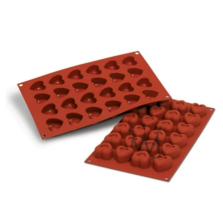 

Professional Silikomart Silicone Heart Baking Mold