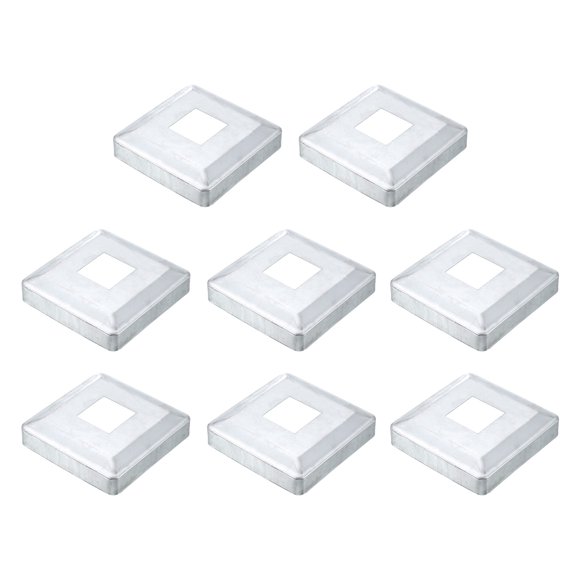 8Pack Post Base Cover, 4.75x4.75 Metal Integral Style Post Skirt Porch Column Wrap(1.6x1.6)