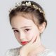 thumbnail image 4 of Accesorios Para El Cabello De Boda Para Niños, Tocado De Princesa Floral, Tiara De Perlas, Diadema Para Primera Comunión Para Niñas Y Mujeres, Diadema Nupcial Linda Y Dulce., 4 of 5