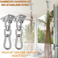 thumbnail image 4 of Kit de suspensión para hamaca Feanron Capacidad 544 Kg Acero inoxidable 304, 4 of 7