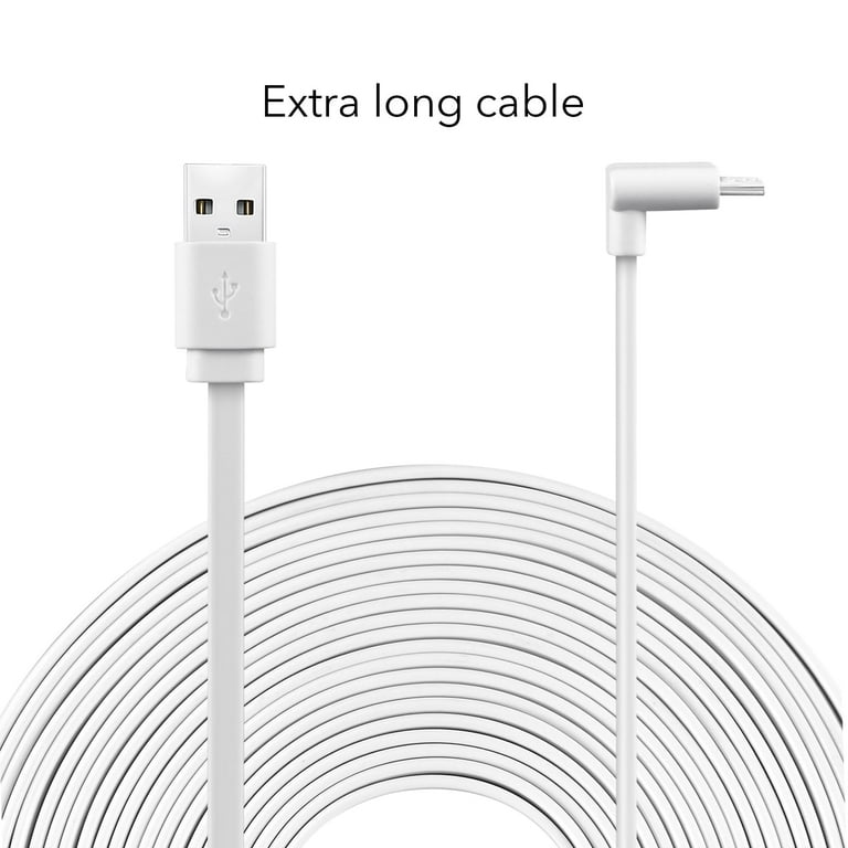 Wasserstein Power Cord Compatible with Wyze Pan Cam V3-20 ft Long