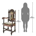 thumbnail image 5 of Design Toscano Charles II Armchair, 5 of 5