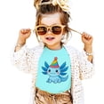 thumbnail image 4 of Cute Axolotl Birthday Shirt for Boys and Girls Kawaii Party Hat Graphic Tee for Kids and Toddlers Chill Shirt 3T, 4 of 8