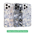 thumbnail image 5 of onn Blue Toile Phone Case for iPhone 16 Pro Max, 5 of 6