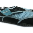 thumbnail image 3 of Fresko Chaussures Aquatiques à Brides Croisées pour Femmes, Bleu, 5 Moyen US, 3 of 4