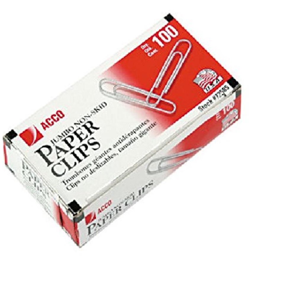 ACC72585 Acco Economy NonSkid Paper Clip, Manufacturer Acco By ACCO