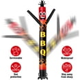 thumbnail image 4 of 10FT Tall Inflatable Tube Man BBQ Wacky Wavy Dancing Guy (12''Diameter) for Outdoor Decoration Advertising Business Promotion (Blower Not Included), 4 of 7