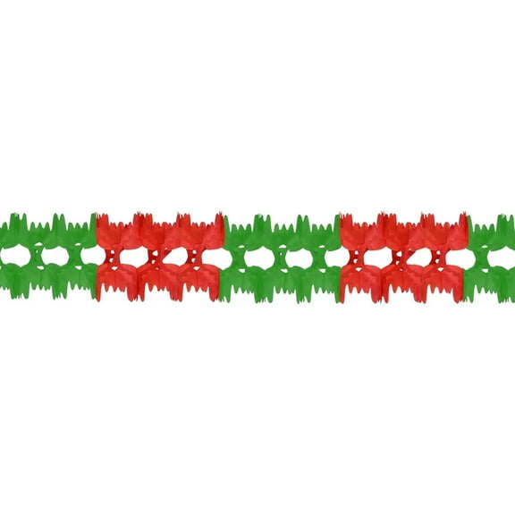 12 Pack Beistle Christmas Pageant Garland - red/green