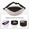 thumbnail image 5 of Pofeuu Vintage Christmas Reindeer Print Sling Bag for Women Men Crossbody Sling Backpack Travel Hiking Chest Bag Daypack, 5 of 7