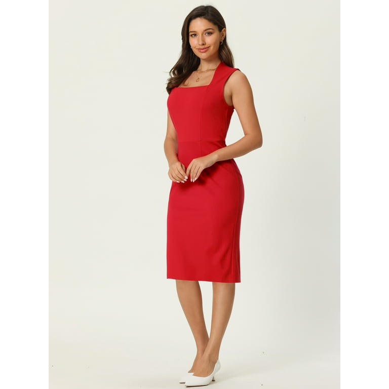 Pencil dress sleeveless hotsell