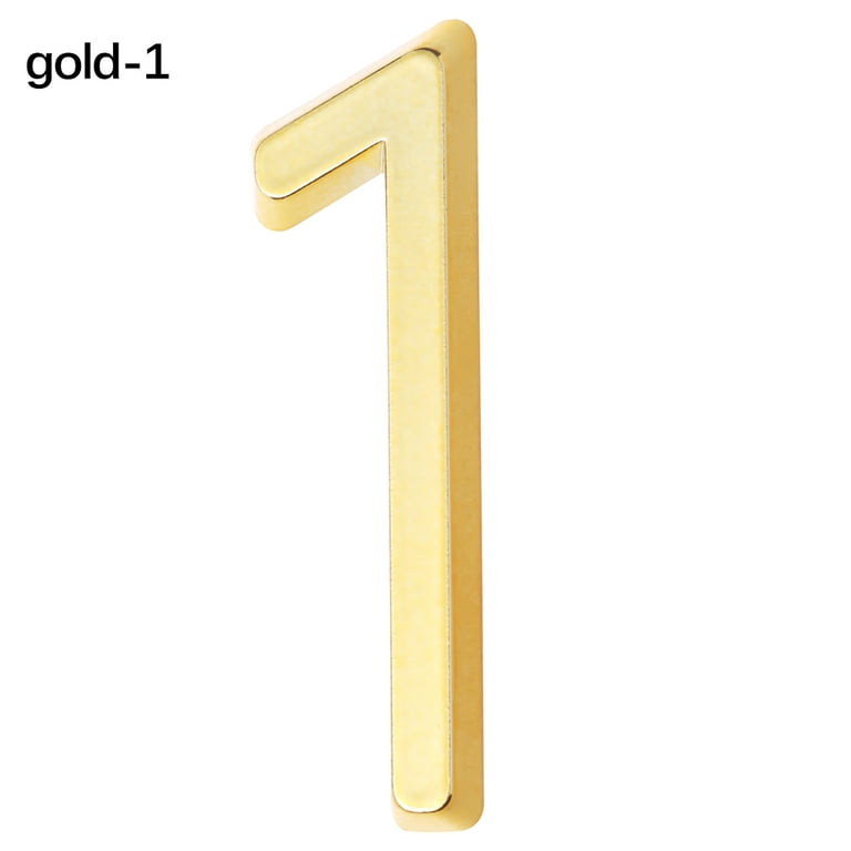 Sticker 3d Gold number 1 