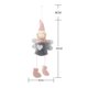 thumbnail image 2 of Bearachild Adornos navideños de muñeco de Papá Noel sueco, chimenea colgante para árbol de Navidad, 2 uds. Kits de decoración para fiestas gris, 2 of 6