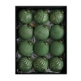 thumbnail image 1 of 12PCS 8CM Vintage Rustic Christmas Ornaments -Christmas Tree Decorations, 1 of 10
