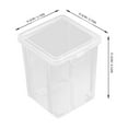 thumbnail image 2 of Milisten 2Ud Caja De Almacenamiento Transparente Con Para Escritorio Y, 2 of 8