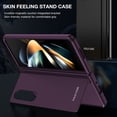 thumbnail image 4 of SaniMore for Samsung Galaxy Z Fold 4 7.6" 2022 Case, Magnetic Hidden Kickstand Full Wrap Rugged Heavy Duty Protective PC Backplane Shockproof Anti-drop Case for Galaxy Z Fold 4 7.6" 2022, Green, 4 of 8