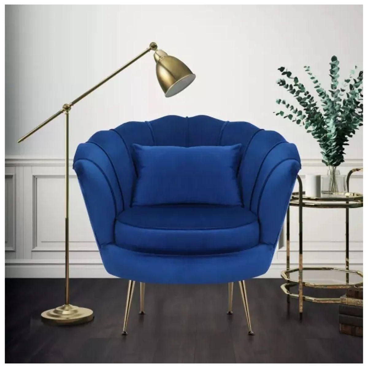 Heavenly Collection Grey Accent Chair SET OF 2