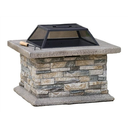 Outdoor Stone Fire Pit (Best Stone For Fireplace Hearth)