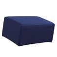 thumbnail image 3 of Ottoman Footstool Cover Sofa Slipcovers Furniture Protector Deep Blue-week, 3 of 4
