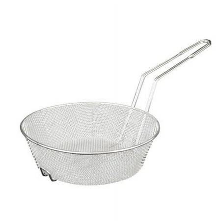 

8-Inch Round Plated Culinary Basket Medium Mesh
