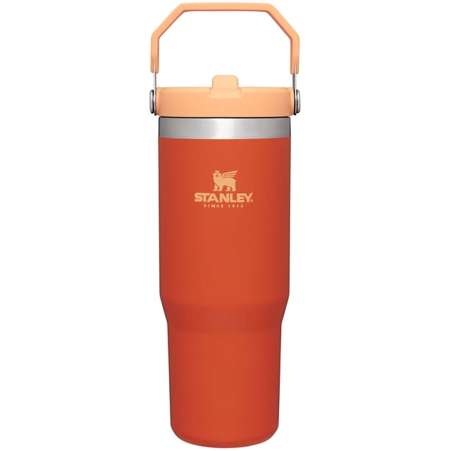 Botella de agua Stanley IceFlow, acero inoxidable, 900 ml, Tigerlily