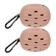 thumbnail image 1 of 2pcs Silicone Powder Puff Cases Portable Makeup Sponge Storage Holder Travel Makeup Puff Box, 1 of 2