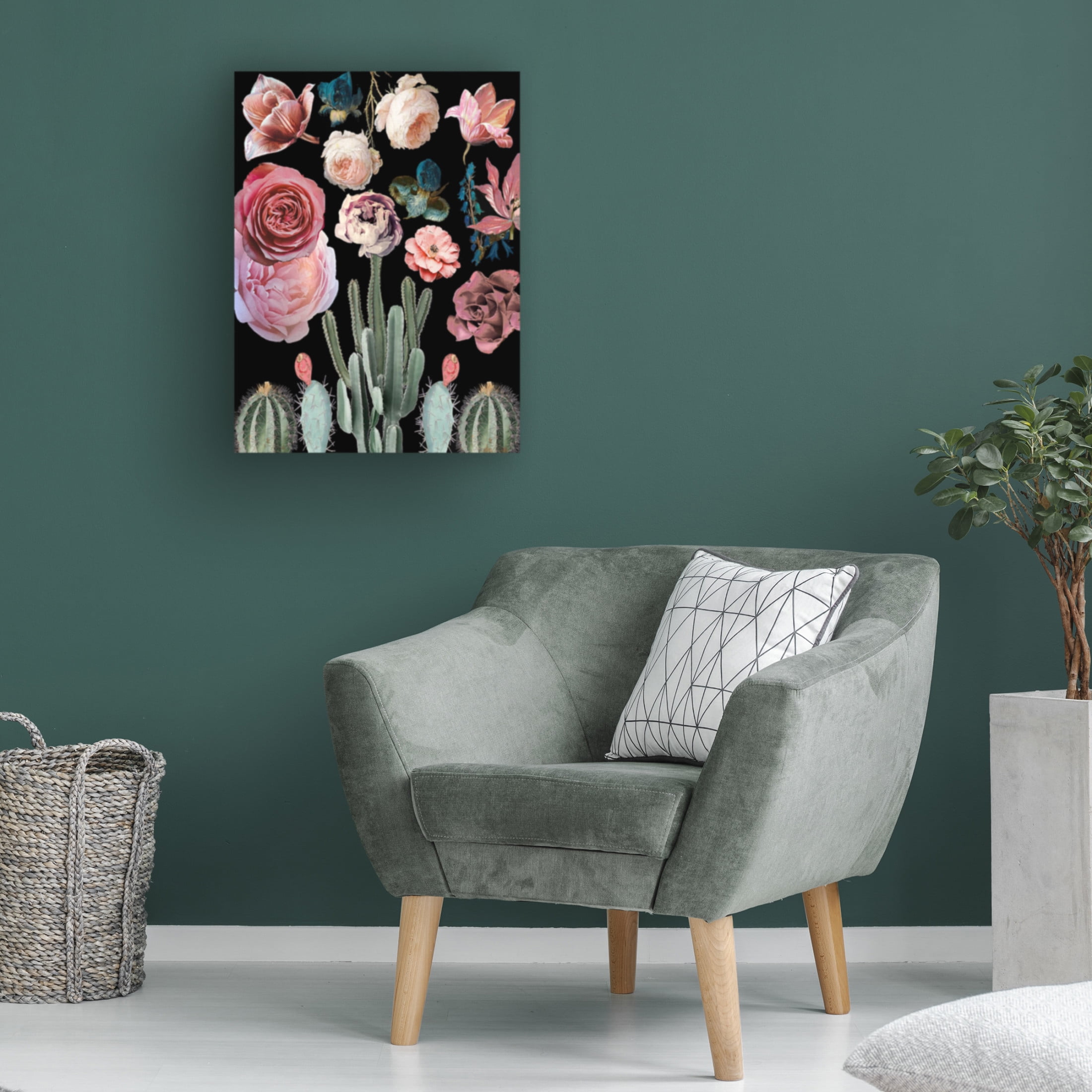 Trademark Fine Art giovanna nicolo Cacti Floral Blooms Botanical Canvas Wall Art