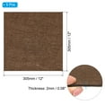 thumbnail image 2 of Uxcell 12x12 Inch Lamp Base Felt, 5Pack 2mm Thickness Square Soft Adhesive Non-slip Backed Felt Coffee, 2 of 6