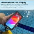 thumbnail image 4 of Foluu Waterproof Phone Pouch, Waterproof Phone Case, IPX8 Cellphone Dry Bag Beach Cruise Ship Essentials, 1Pack-6.9", 4 of 6