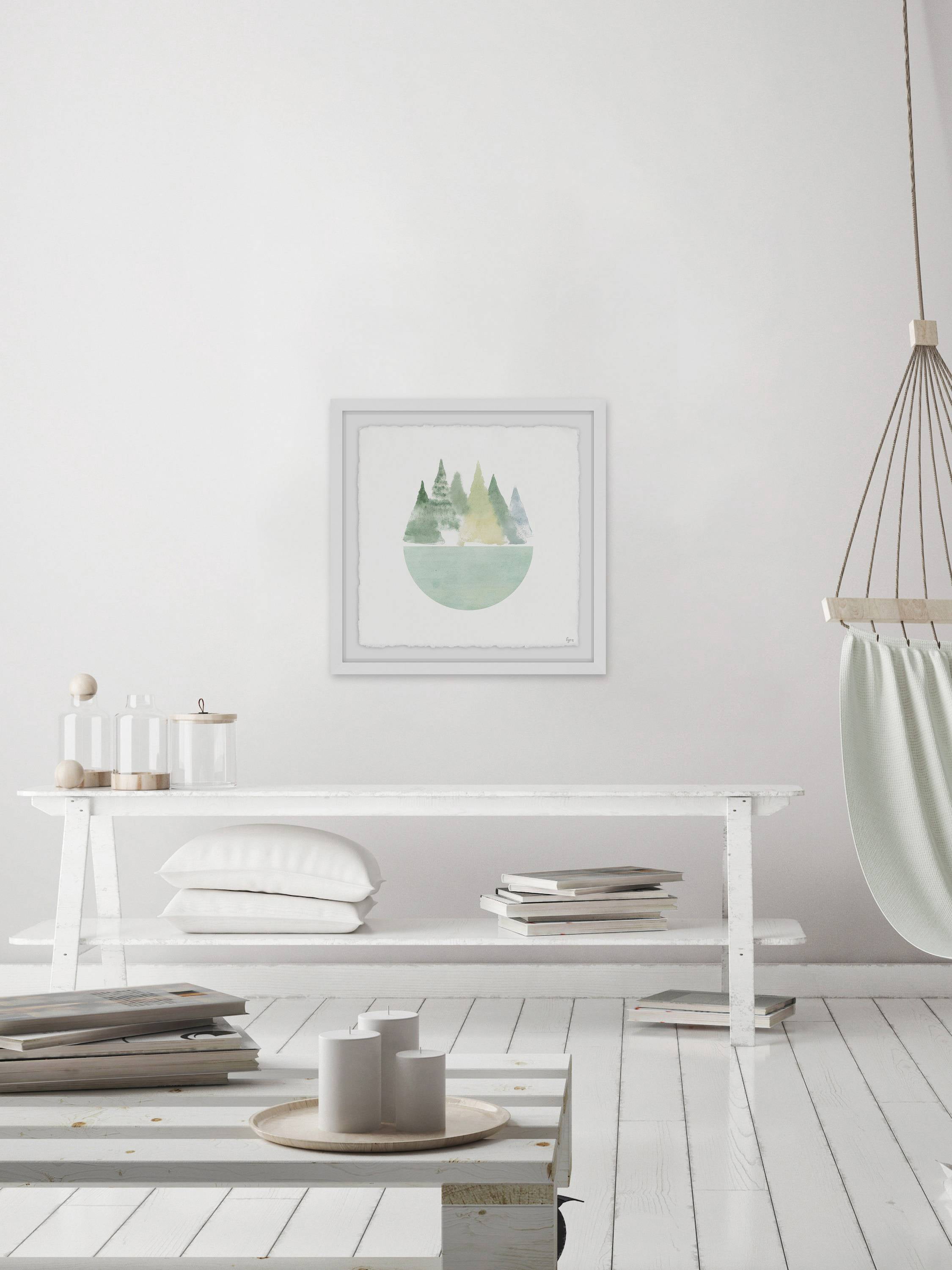 Tree Place Framed Painting Print