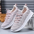 thumbnail image 5 of YOUYEDIAN Orthopedic Casual Shoes for Women Arch Support Slip on Non Slip Nurse Shoes Wide Knitted Mesh Stretch Business Casual Shoes Soft 2026 New Orthopedic Shoes (Pink), 5 of 8