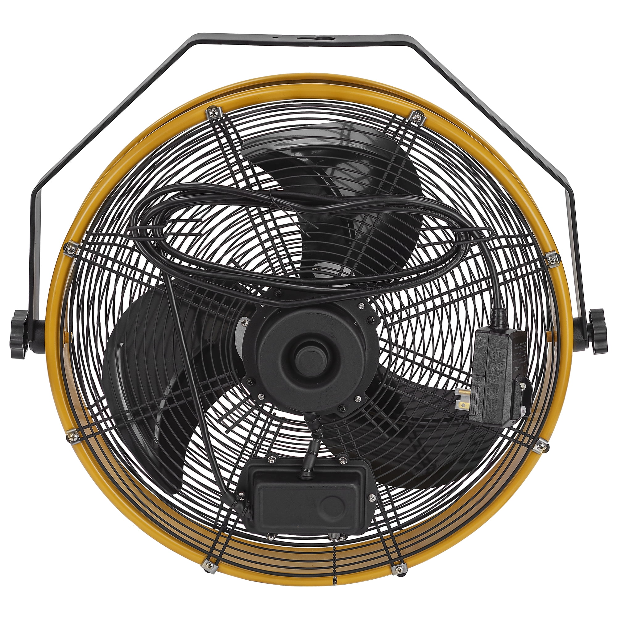 Caterpillar® fan 18" Indoor/Outdoor IPX4 Weatherproof High-Velocity Wall Mounted Shroud Fan, 4,000 CFM