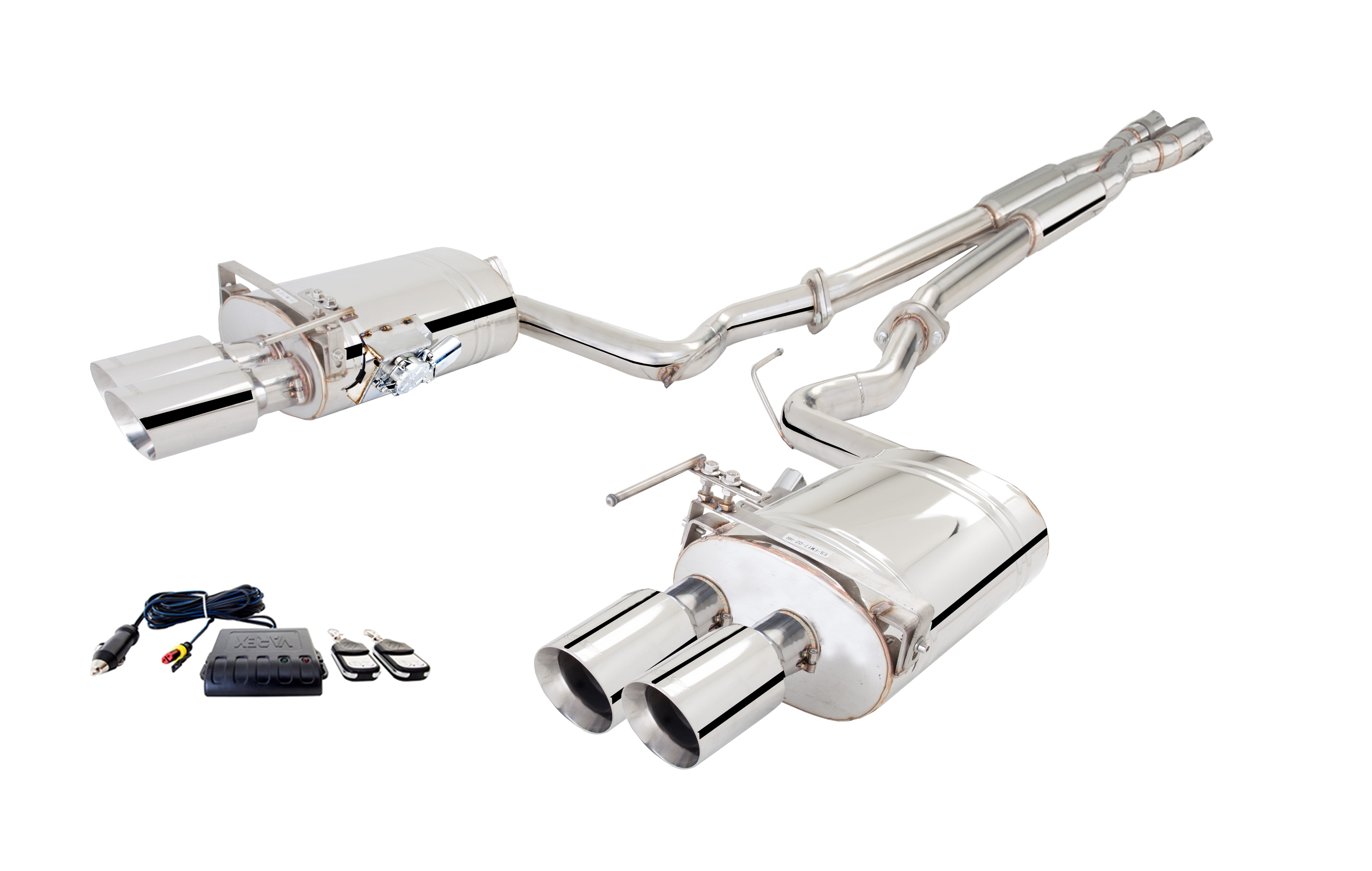 XForce ESFM18VMKCBS Stainless Steel Twin 3" CatBack Exhaust System