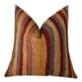thumbnail image 5 of Thomas Collection Red Blue Orange Stripe Embroidered Throw Pillow - 11035, 5 of 5