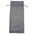 thumbnail image 1 of Spptty Wine Cover, 12pcs Simple Linen Fabric Wine Bag with Drawstring Champagne Decorative Cover, Wine Drawstring Bag, 1 of 8