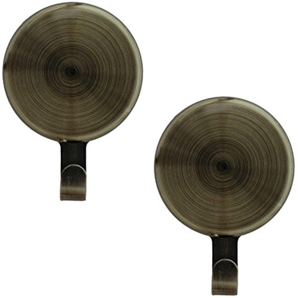 Attract Wreath Hanger, 2pack, Antique Brass