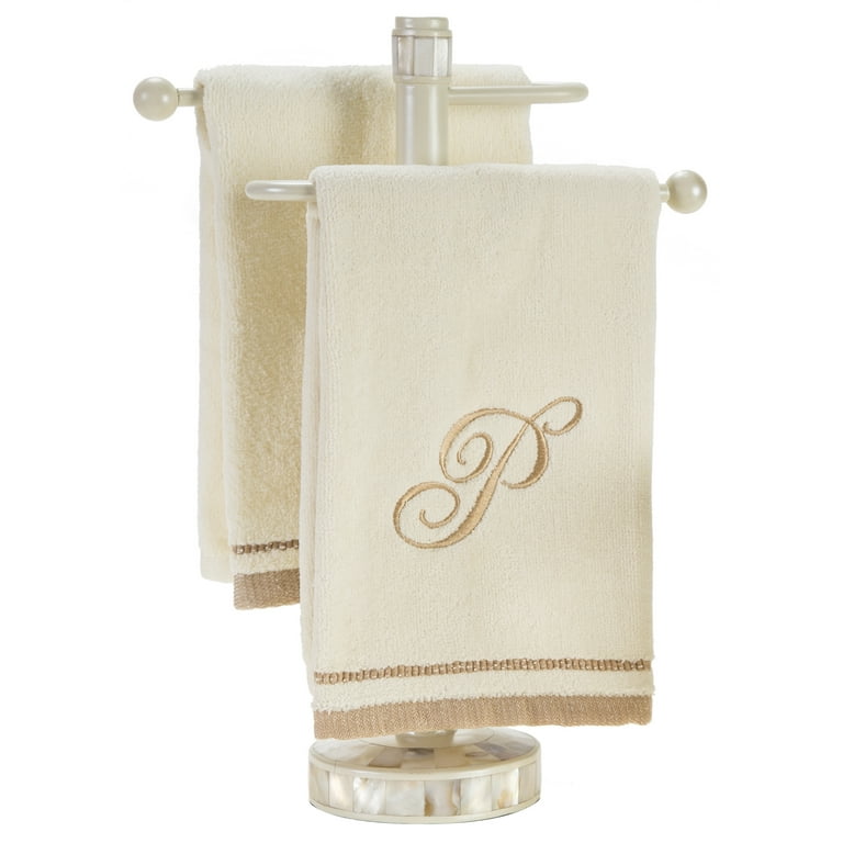 Monogram fingertip towels hotsell