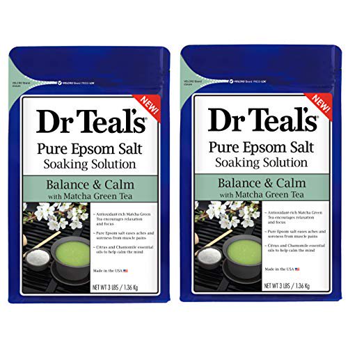 Dr Teal s Epsom Salt Matcha Green Tea Bath Soaking Solution Balance