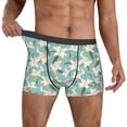 thumbnail image 2 of Kdxio Men's Boxer Briefs with Lilies Flowers Print - Comfortable and Breathable Underwear for Everyday Wear, 2 of 7