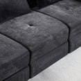thumbnail image 6 of 101.58  Cloud Couch, Black Modern Modular Sofa, Sectional Couches for Living Room, Convertible Folding Sofa Bed, Cushioned Design, 6 of 9